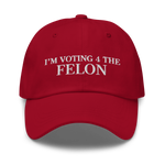 I am voting for the felon