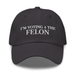 I am voting for the felon