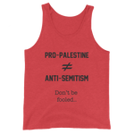 Pro-Palestine Anti-Semitism Tank Top