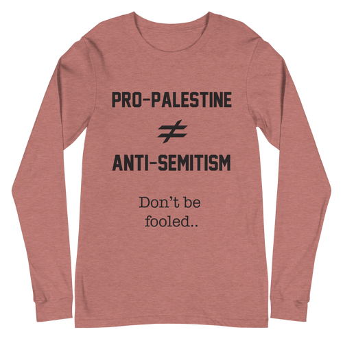 Pro Palestine Anti Semitism LS
