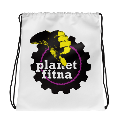 Planet Fitna Drawstring bag